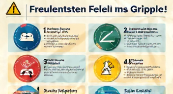 Die 6 häufigsten Fehler bei Grippewelle